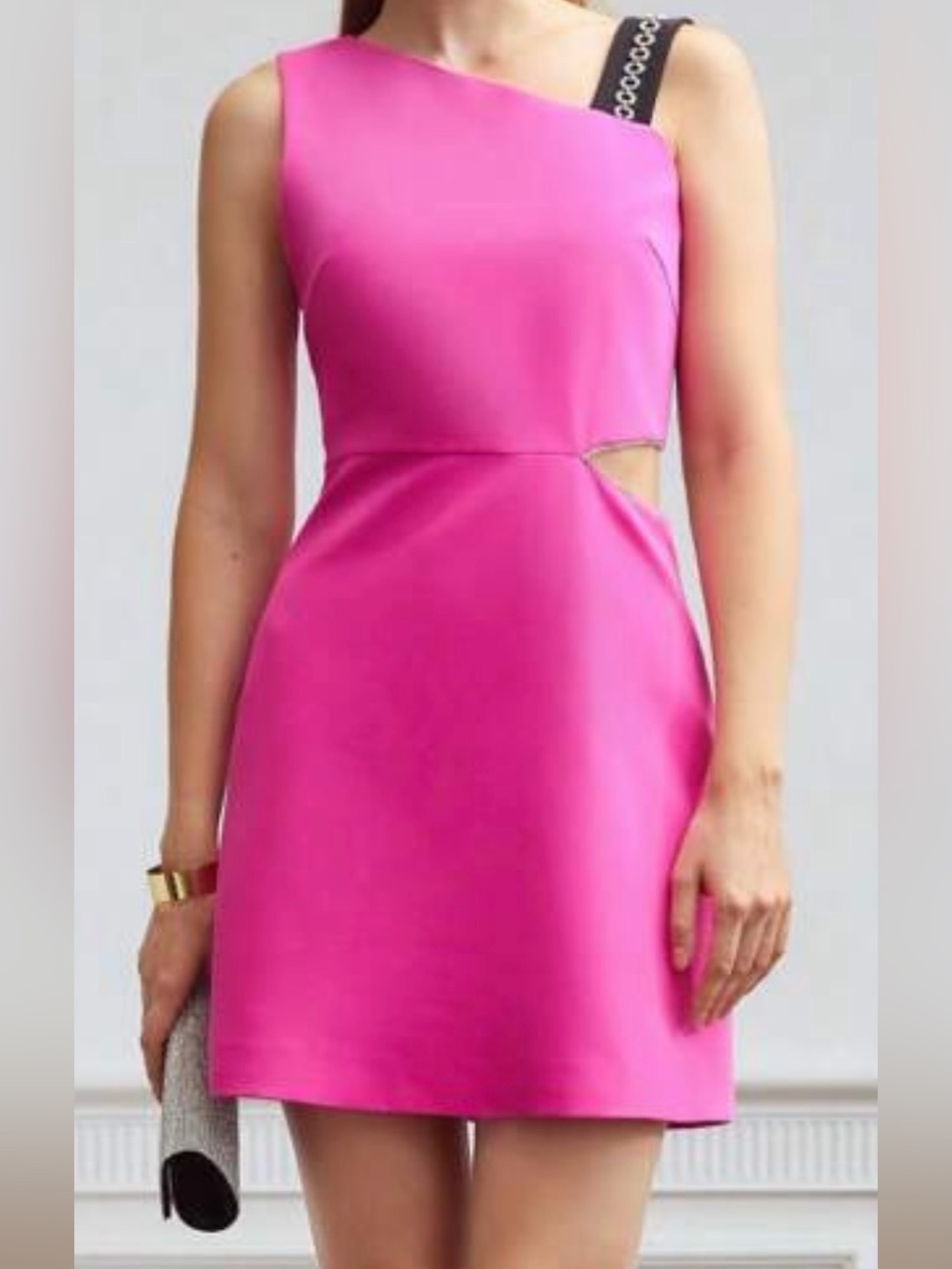 Cocktail dress party, pink dress, mini
